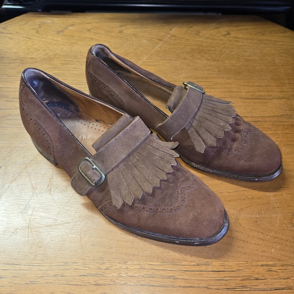 Cole Haan Brown Suede Men\'s Slip-On Loafers main image 5